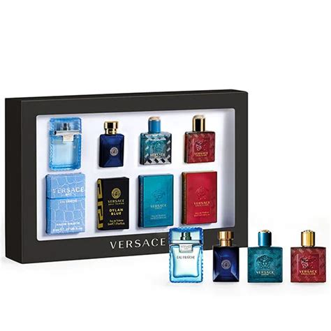 versace miniatures collection men|versace deluxe miniature gift set.